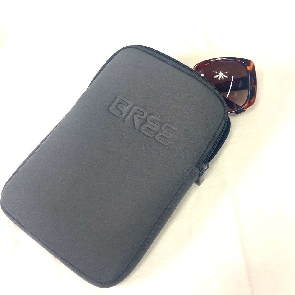 Bree amenity Kit pouch Pochette cosmetic bag neoprene grey